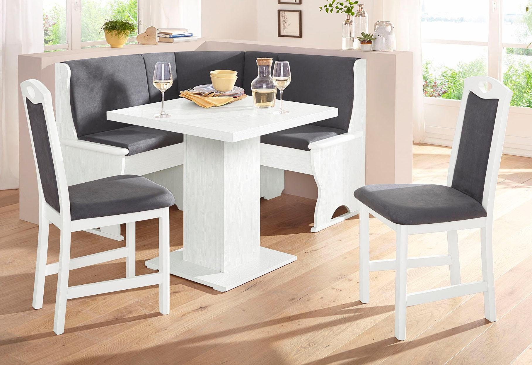 SCHÖSSWENDER 4-Fußstuhl Köln (Set, 2 St), Gestell aus Massivholz