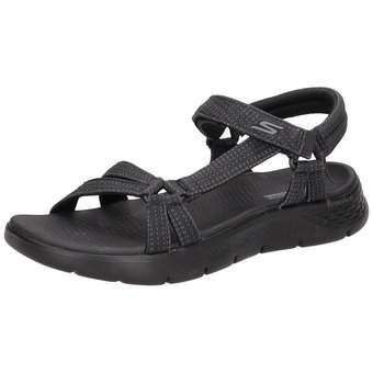 Skechers Go Walk Flex Sandal in schwarz