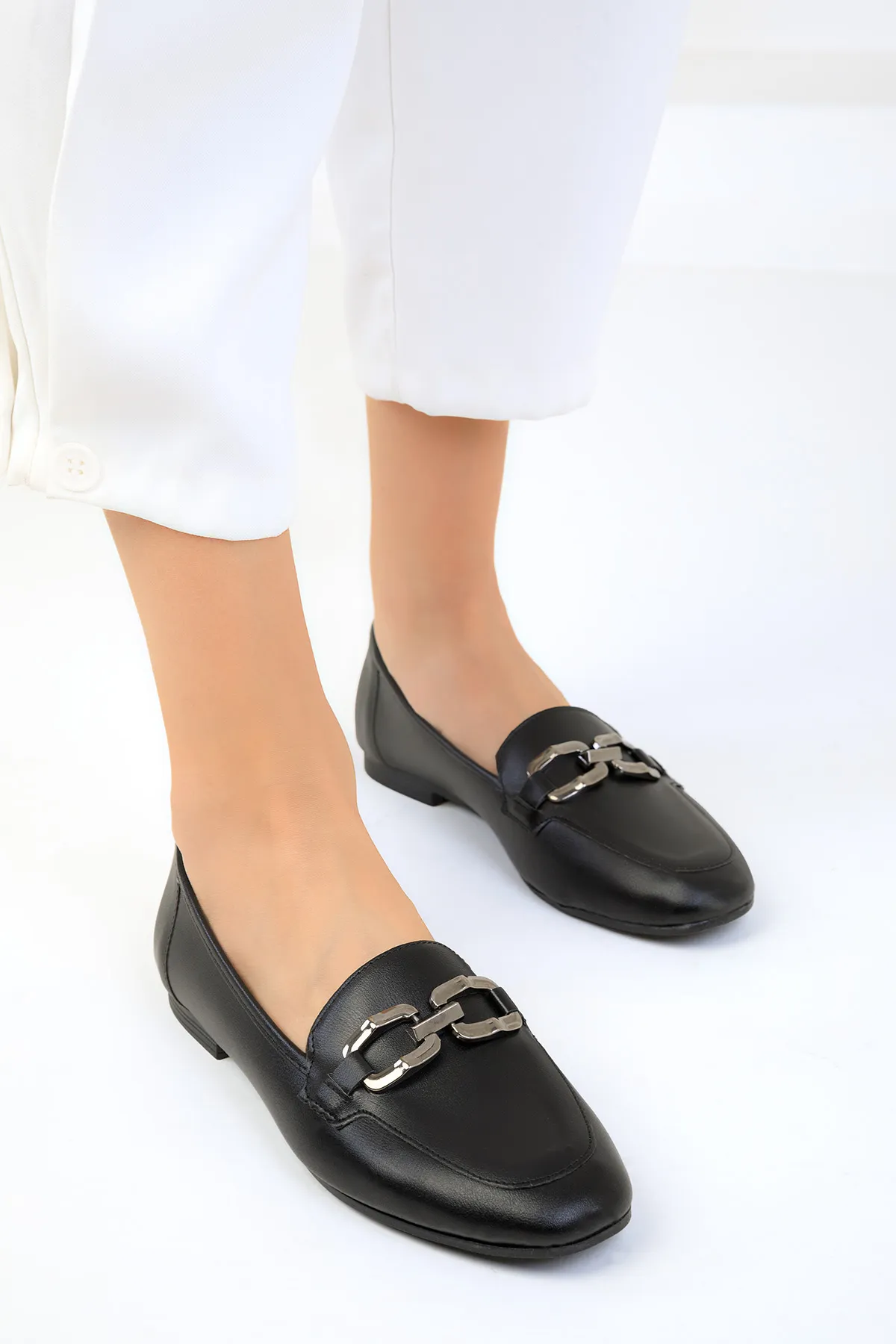 SOHO  Schwarze Ballerinas für Damen 18887