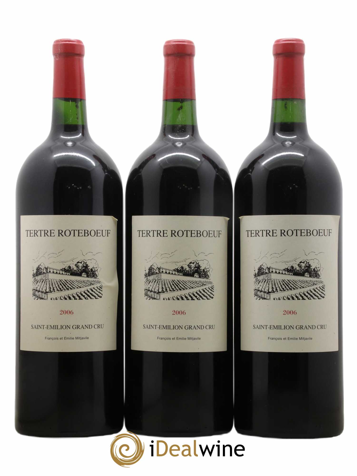Château Tertre Roteboeuf  2006 - Lot de 3 Magnums