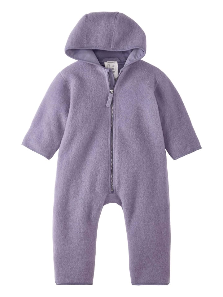 Hessnatur Wollfleece Overall in lavendel günstig kaufen