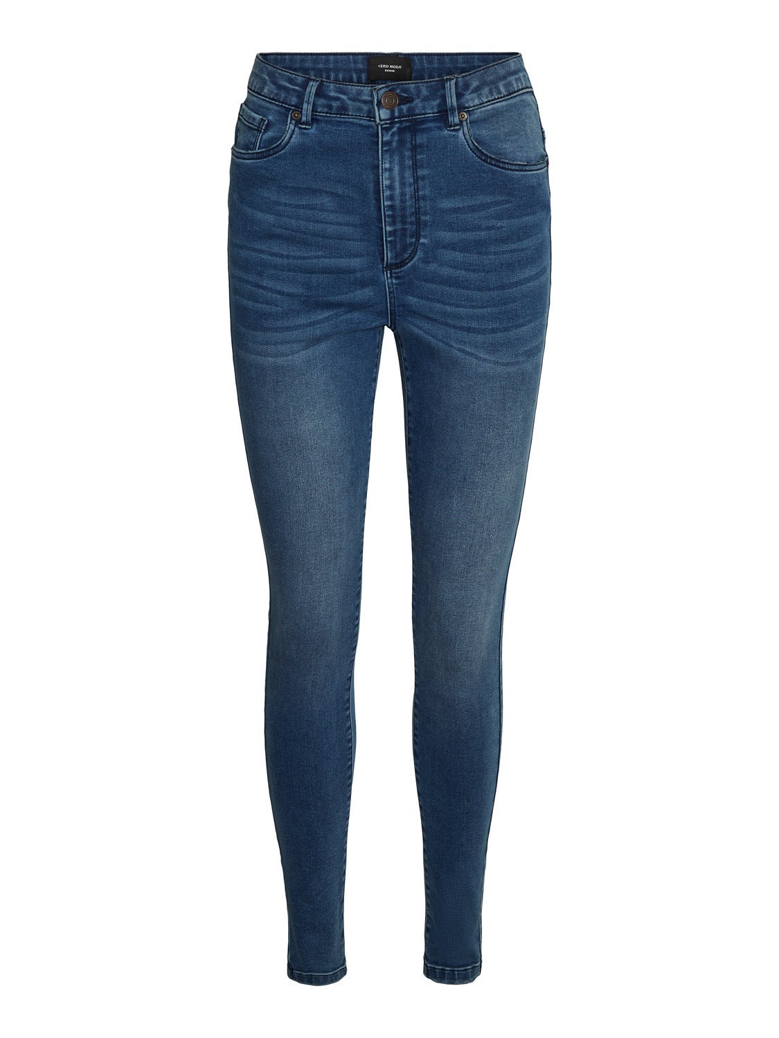 VMSOPHIA Hohe Taille Slim Fit Jeans