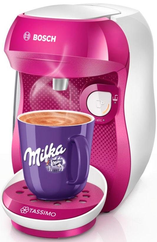 TASSIMO Kapselmaschine HAPPY TAS1001, 1400 W, vollautomatisch, geeignet für alle Tassen, platzsparend