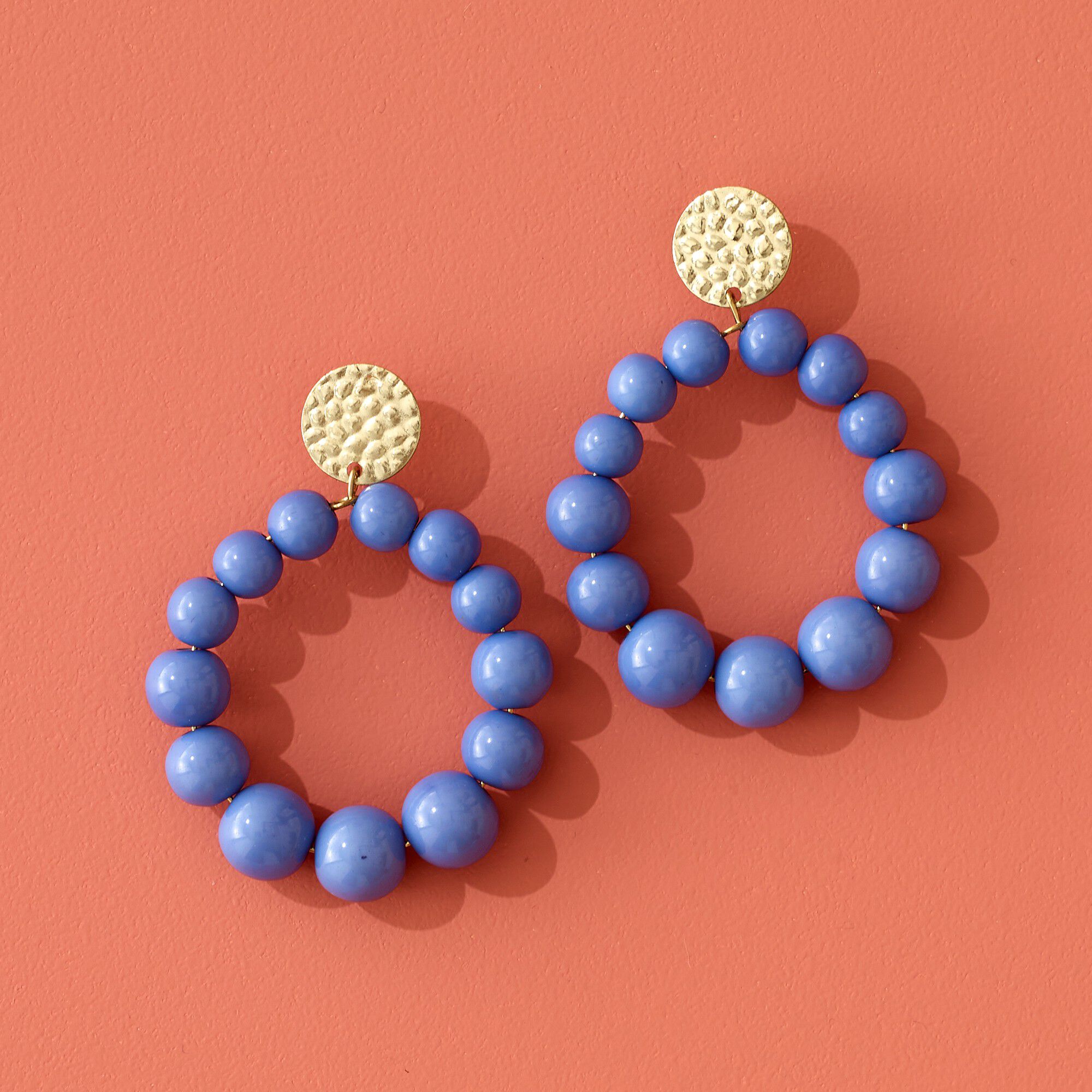 Boucles d'oreilles perles fantaisie Indian Summer