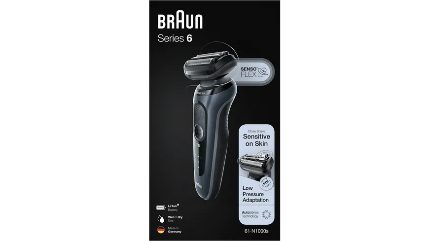 BRAUN Rasierer Series 6 61-N1000S°