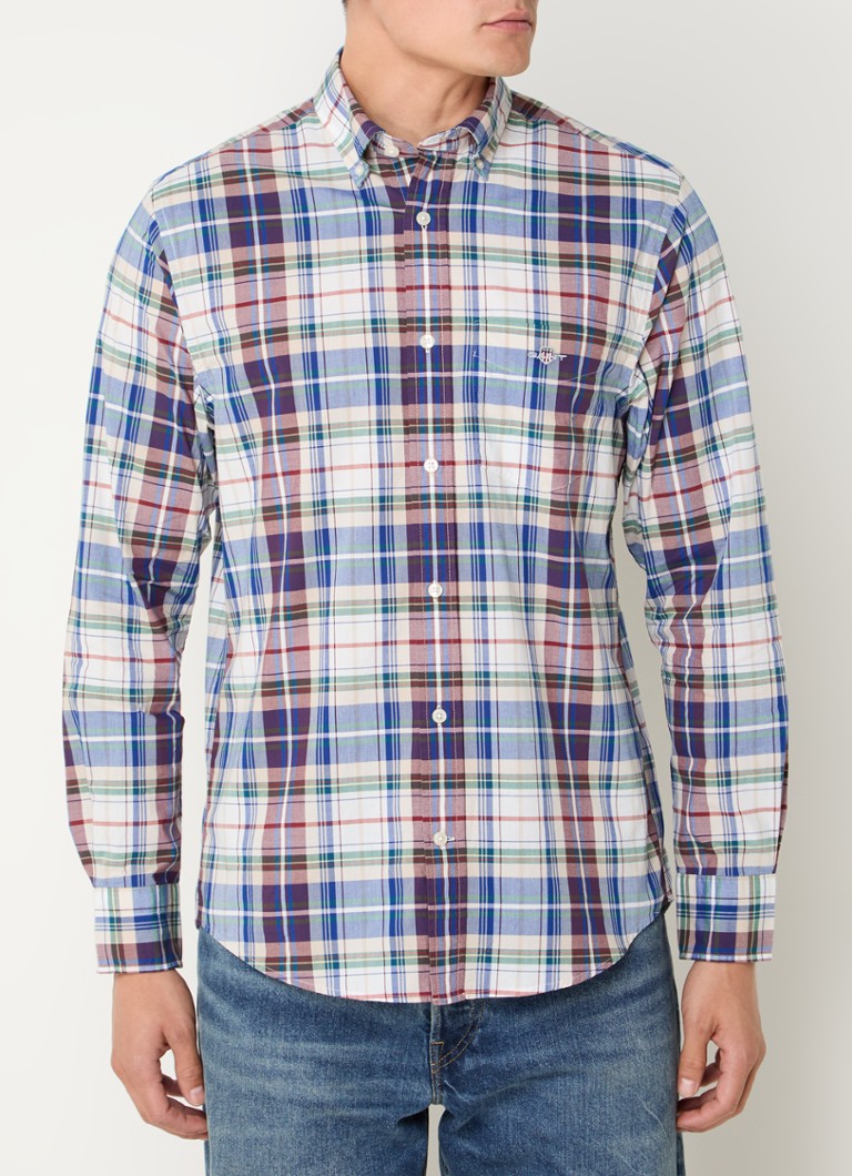 Camicia a quadri classica da uomo