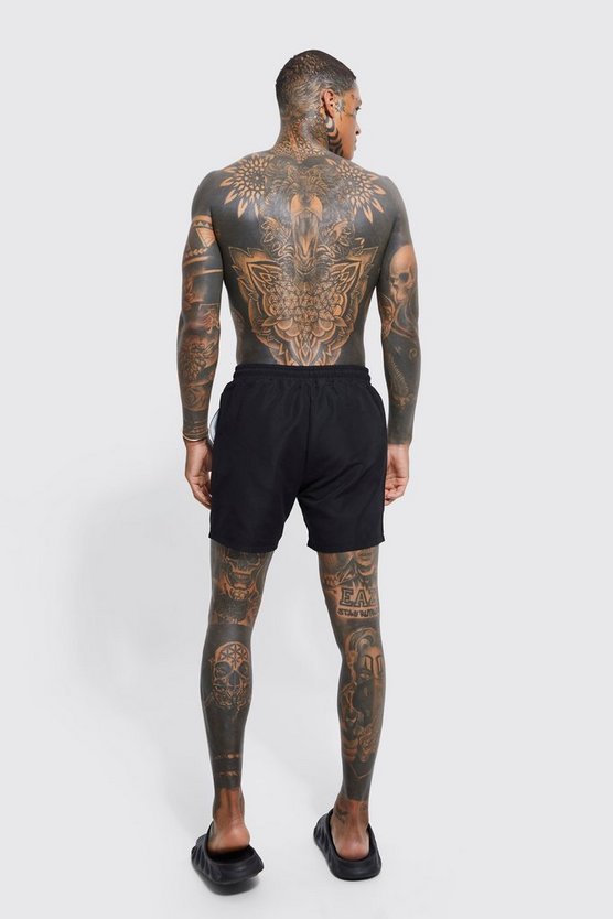 Mittellange Badehose