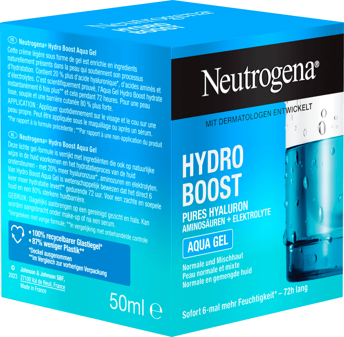 Gesichtsgel Hydro Boost Aqua, 50 ml