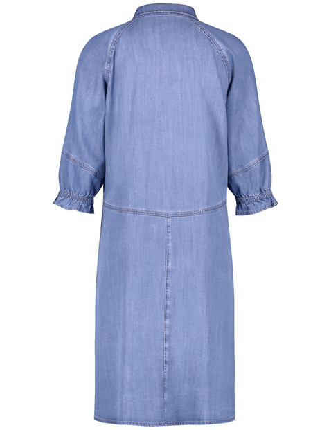 Jeanskleid mit Ballonärmeln