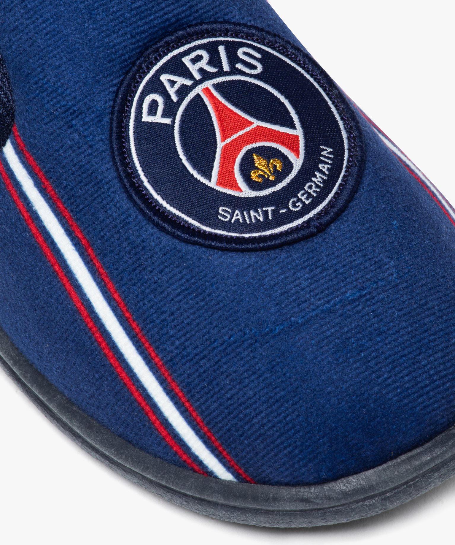 Chaussons Garçon imprimés foot à enfiler - Paris Saint-Ge... bleu | GEMO
