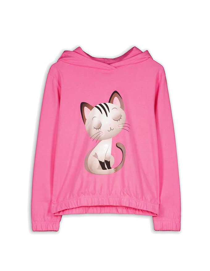 Hoodie - gebundener Saum
