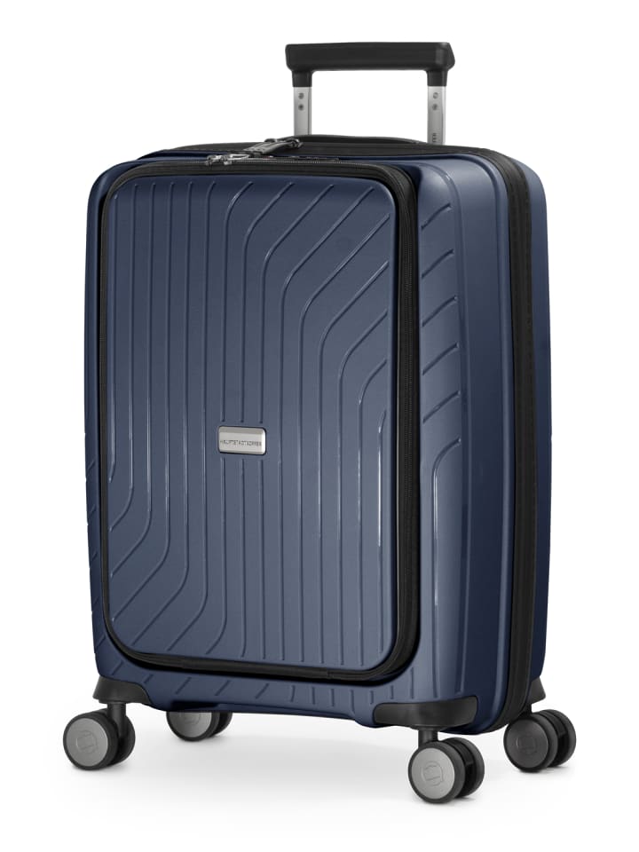 Hauptstadtkoffer TXL - leichtes Handgepäck Laptop-Fach Kabinenkoffer TSA 55cm 40L in Dunkelblau günstig kaufen S