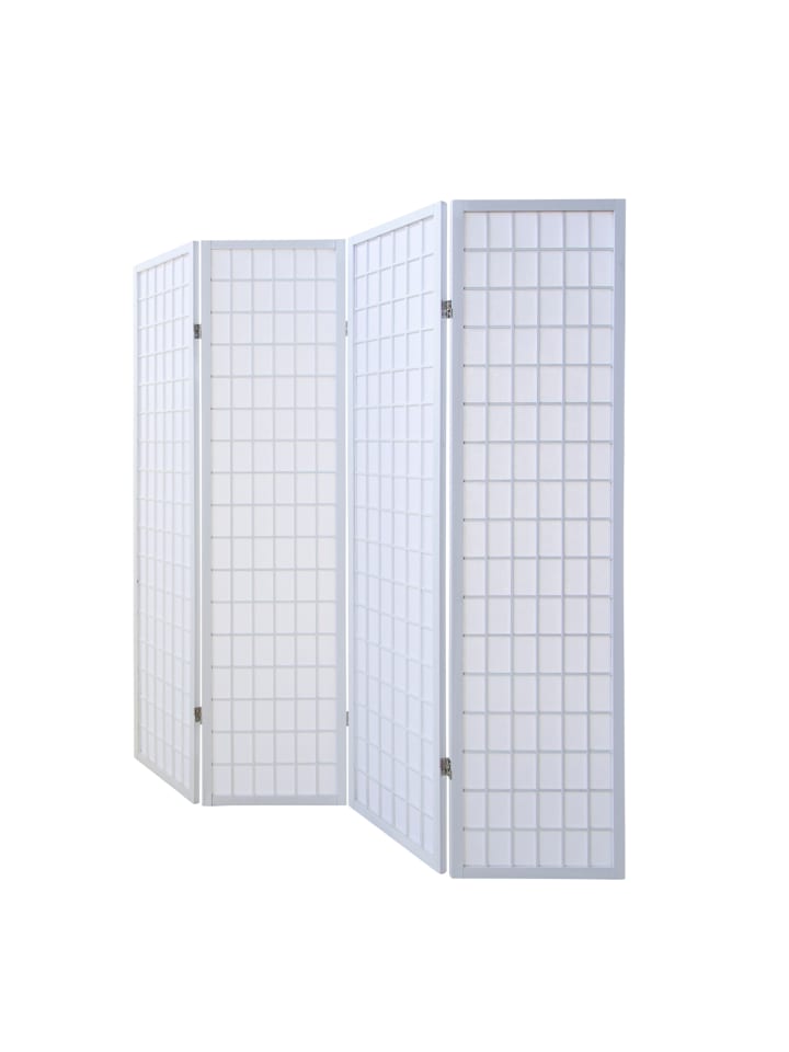Homestyle4u 4-tlg. Paravent in Weiß 176x175 günstig kaufen onesize