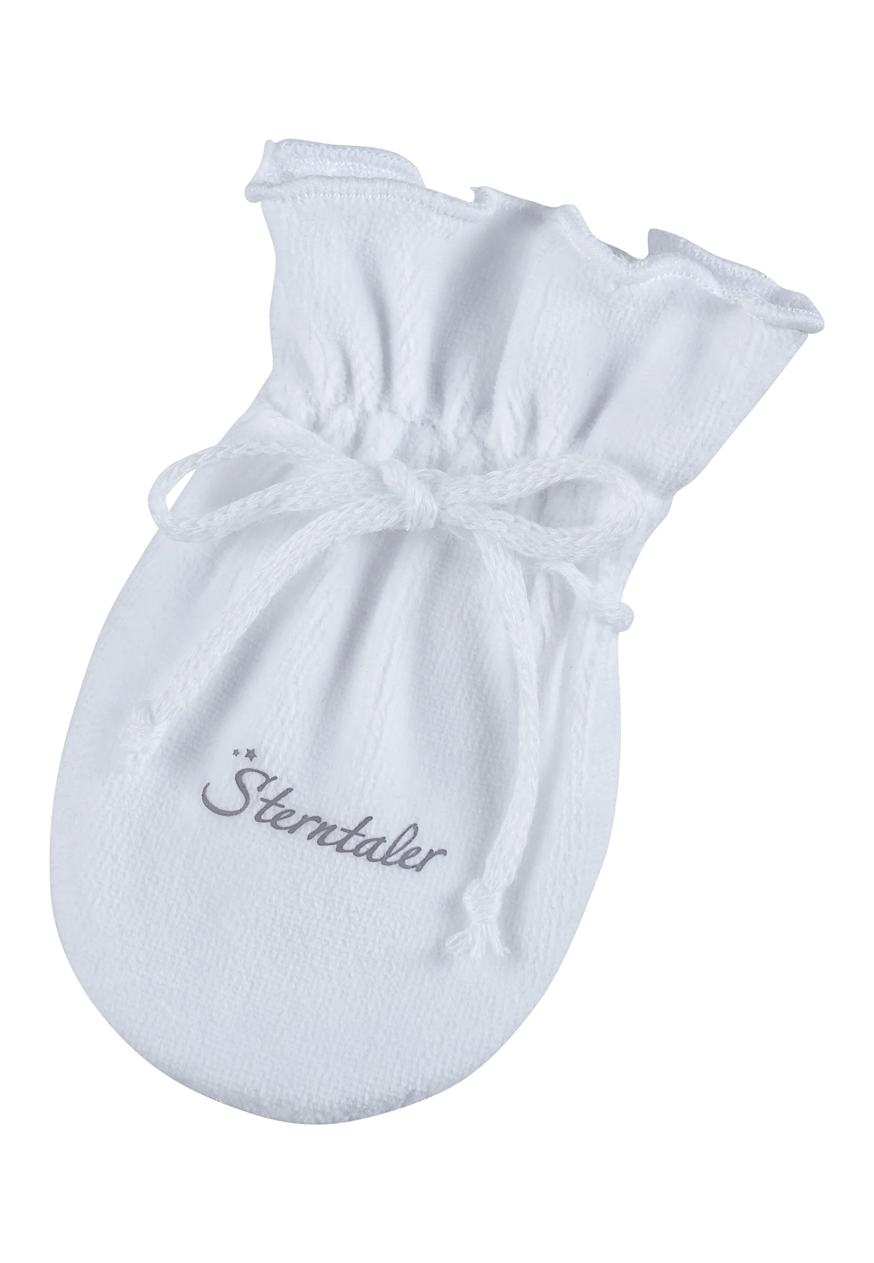 Kratzfäustlinge Baby aus weichem Nickimaterial uni