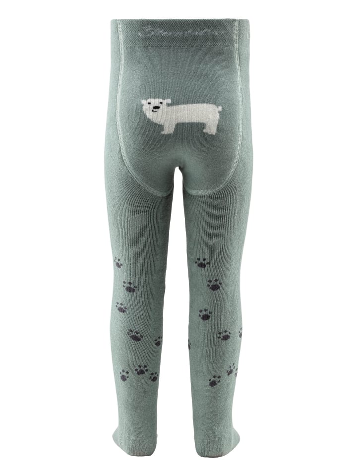 Sterntaler Strumpfhose Eisbär in sattes grün günstig kaufen