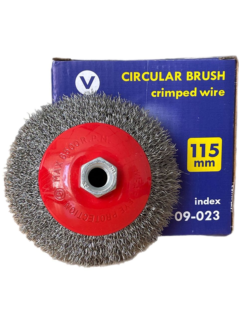 Vago-Tools Rundbürste 115mm Bürste gewellt Drahtbürste Winkelschleifer Flex x 12
