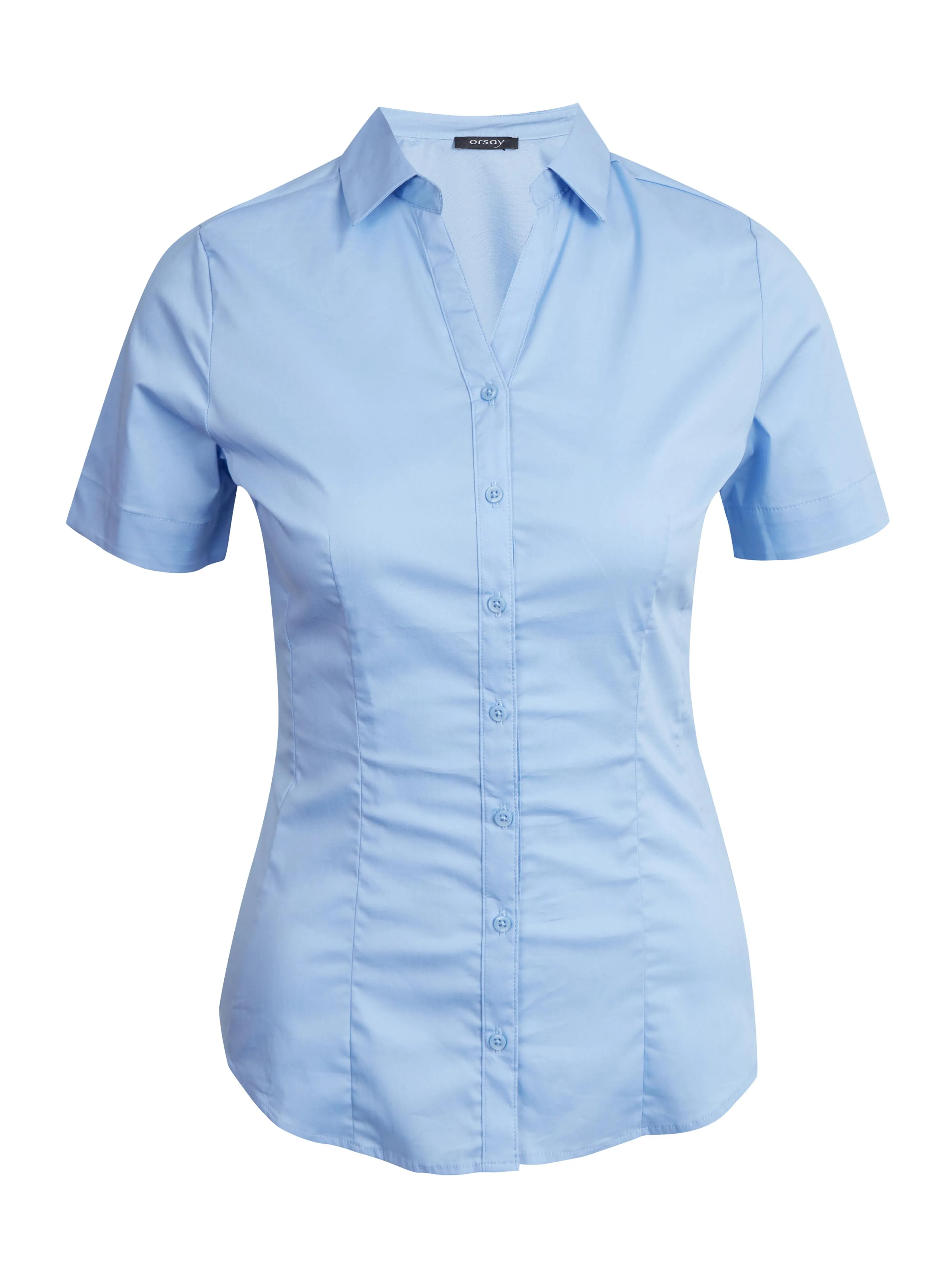 Hellblaues Kurzarmhemd ORSAY