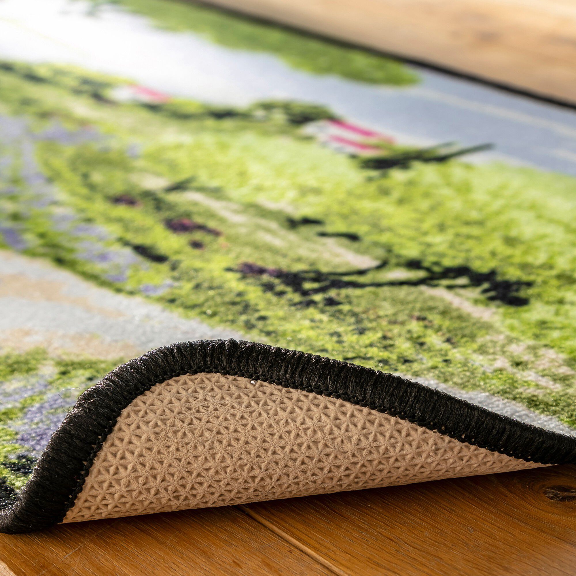 Tapis cuisine motif mas provençal