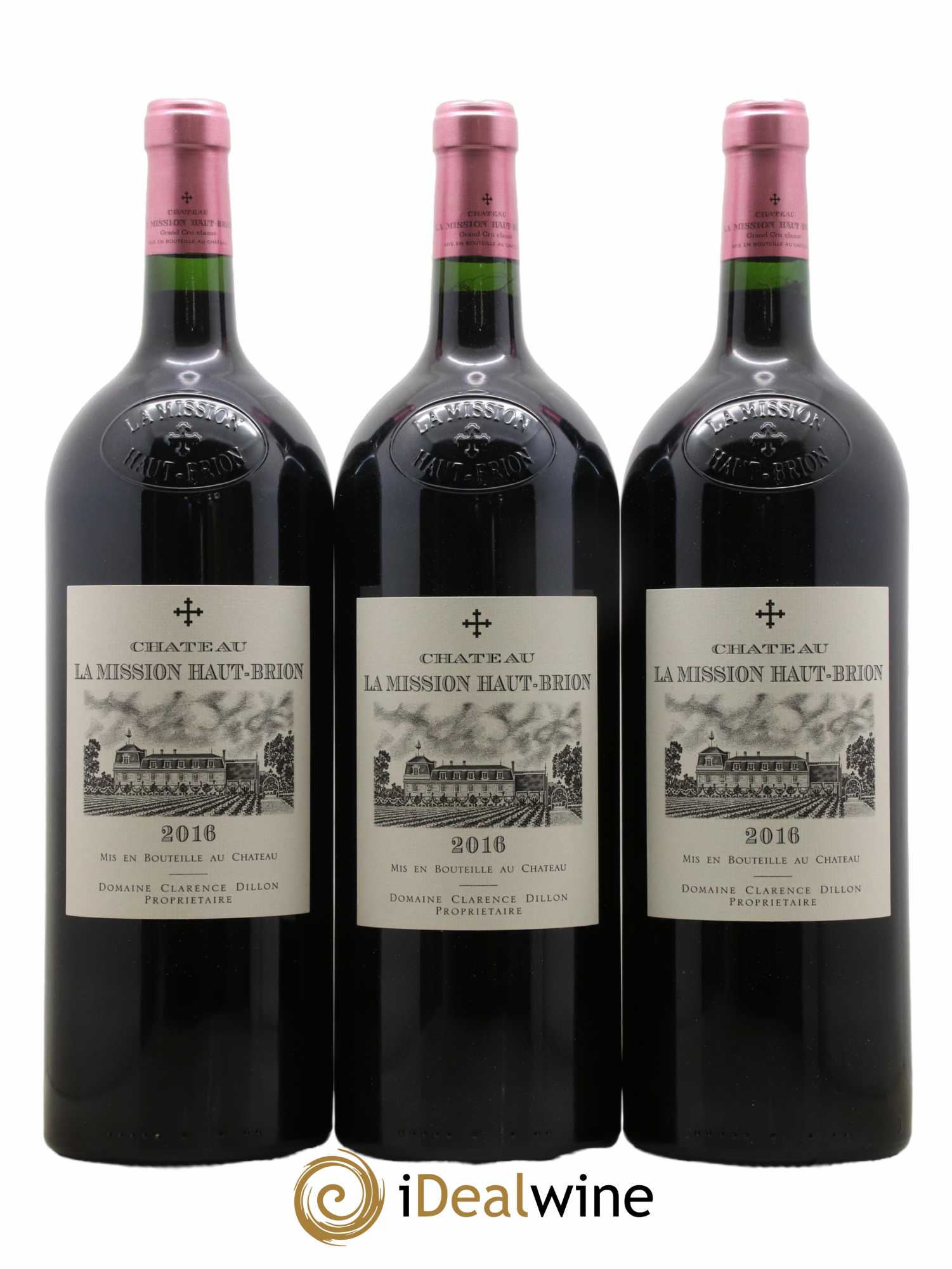 Château La Mission Haut-Brion Cru Classé de Graves  2016 - Lot de 6 Magnums