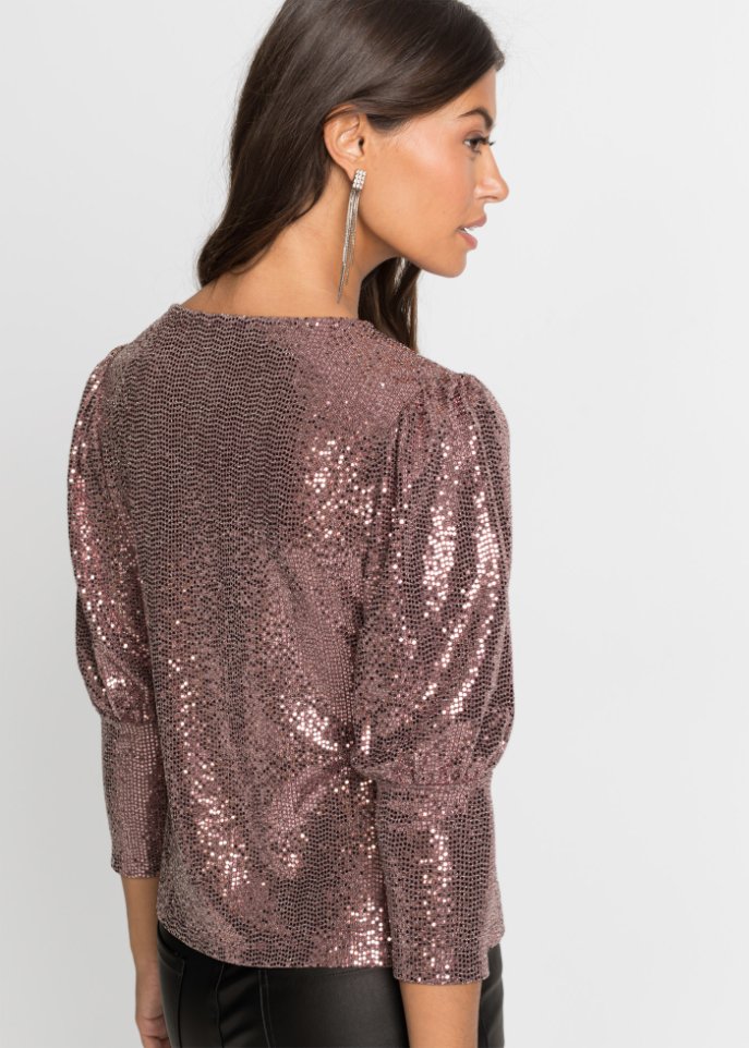 Pailletten-Shirt