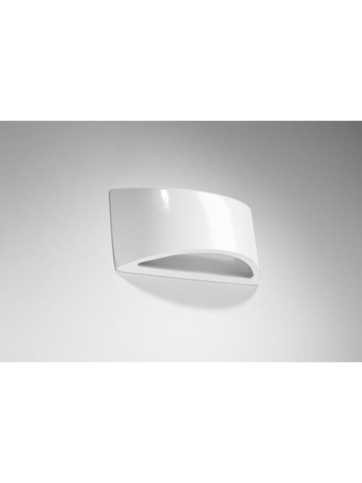 Nice Lamps Wandleuchte, lackiert VIXEN weiß glänzend (L)31,5cm (B)9,5cm (H)14,5cm günstig kaufen onesize