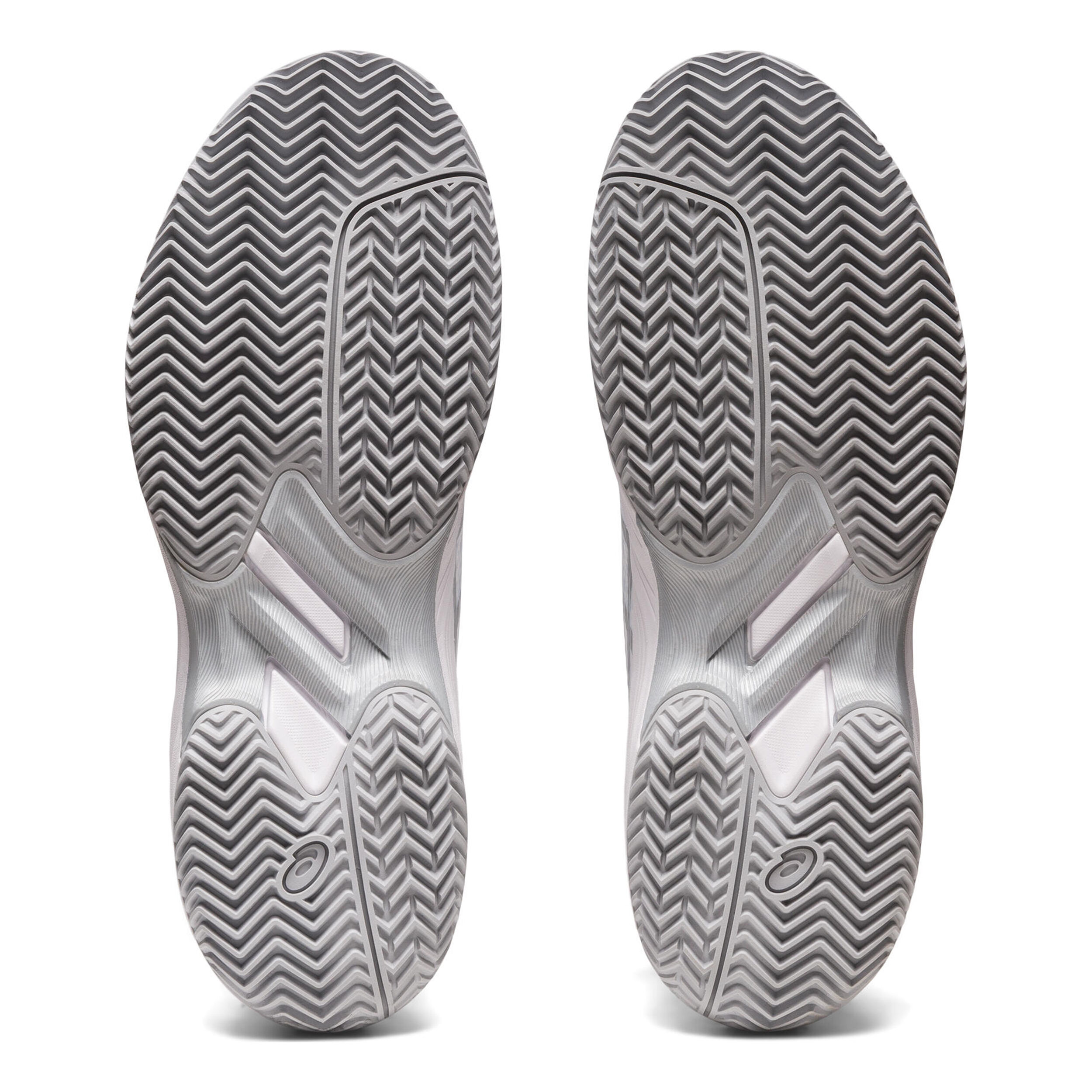 Gel-Game 9 Sandplatzschuh Damen - Weiß, Silber