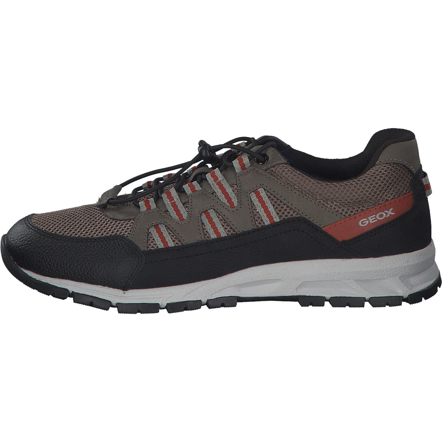 Geox U04A7A, Sneakers Low, Herren, Schwarz