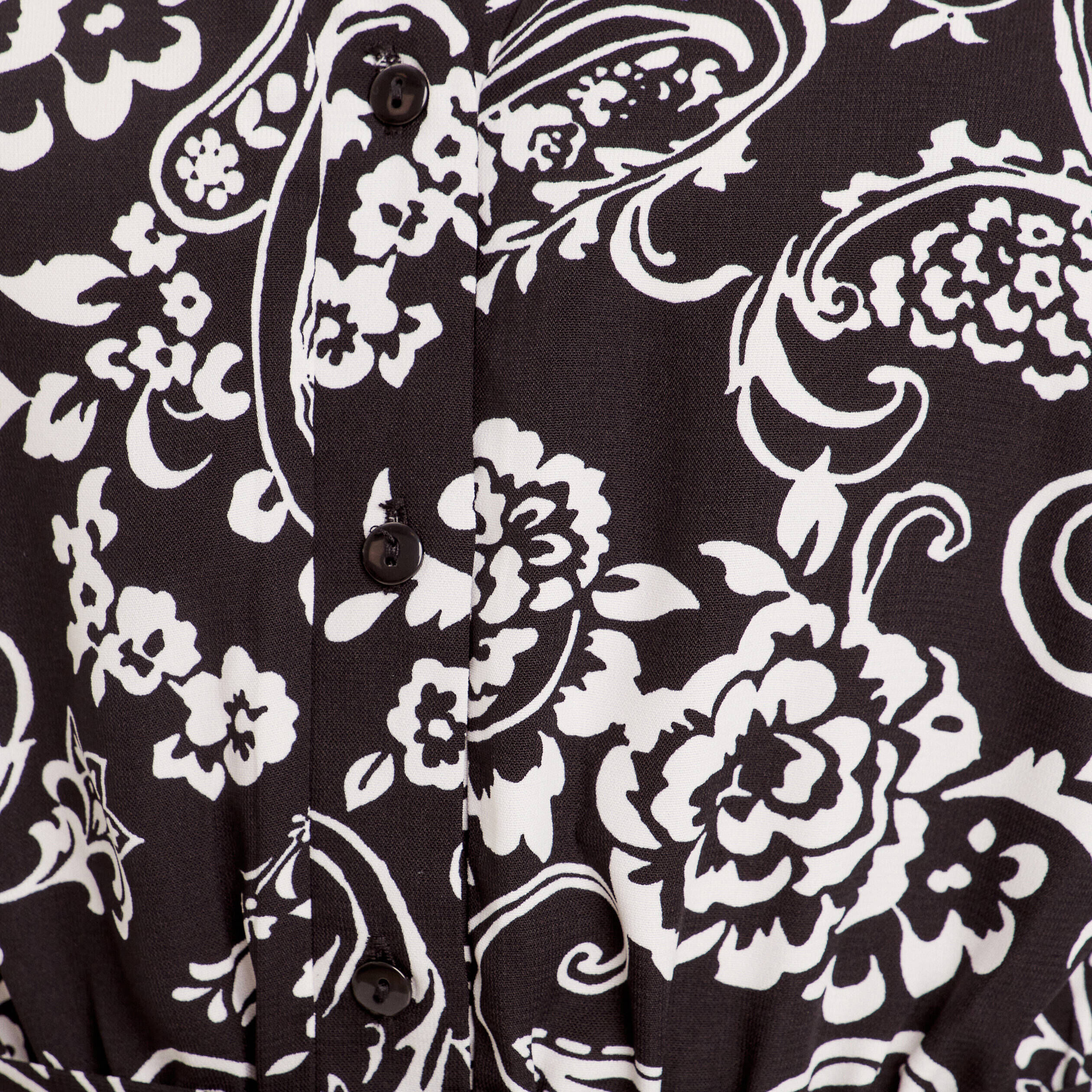 Robe patineuse manches 3/4 noir femme | Cache Cache