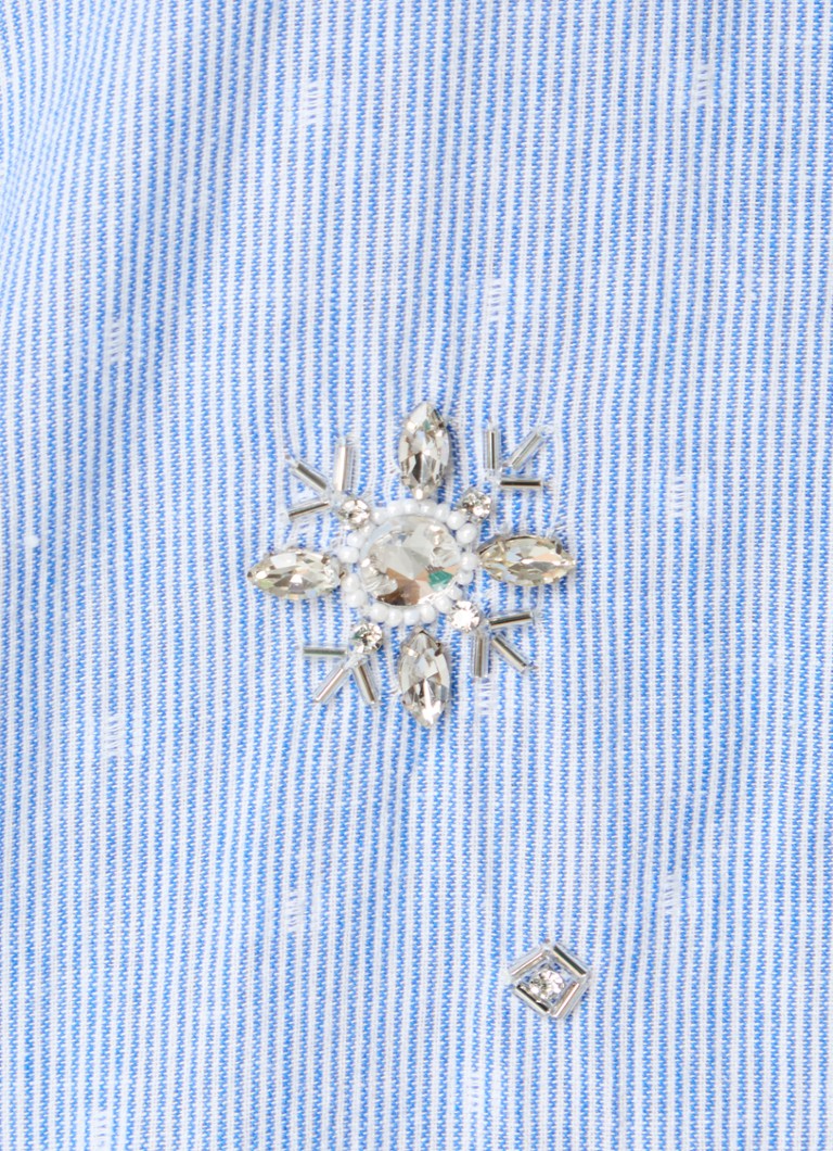 Bluza Essentiel Antwerp Helight s prugastim printom i cirkonima