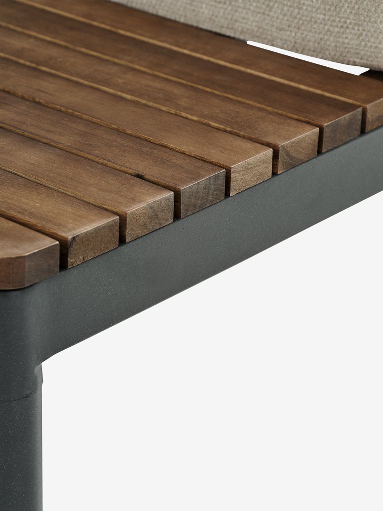 HOU loungemodul HOU 2-seters sofa laget av hardtre