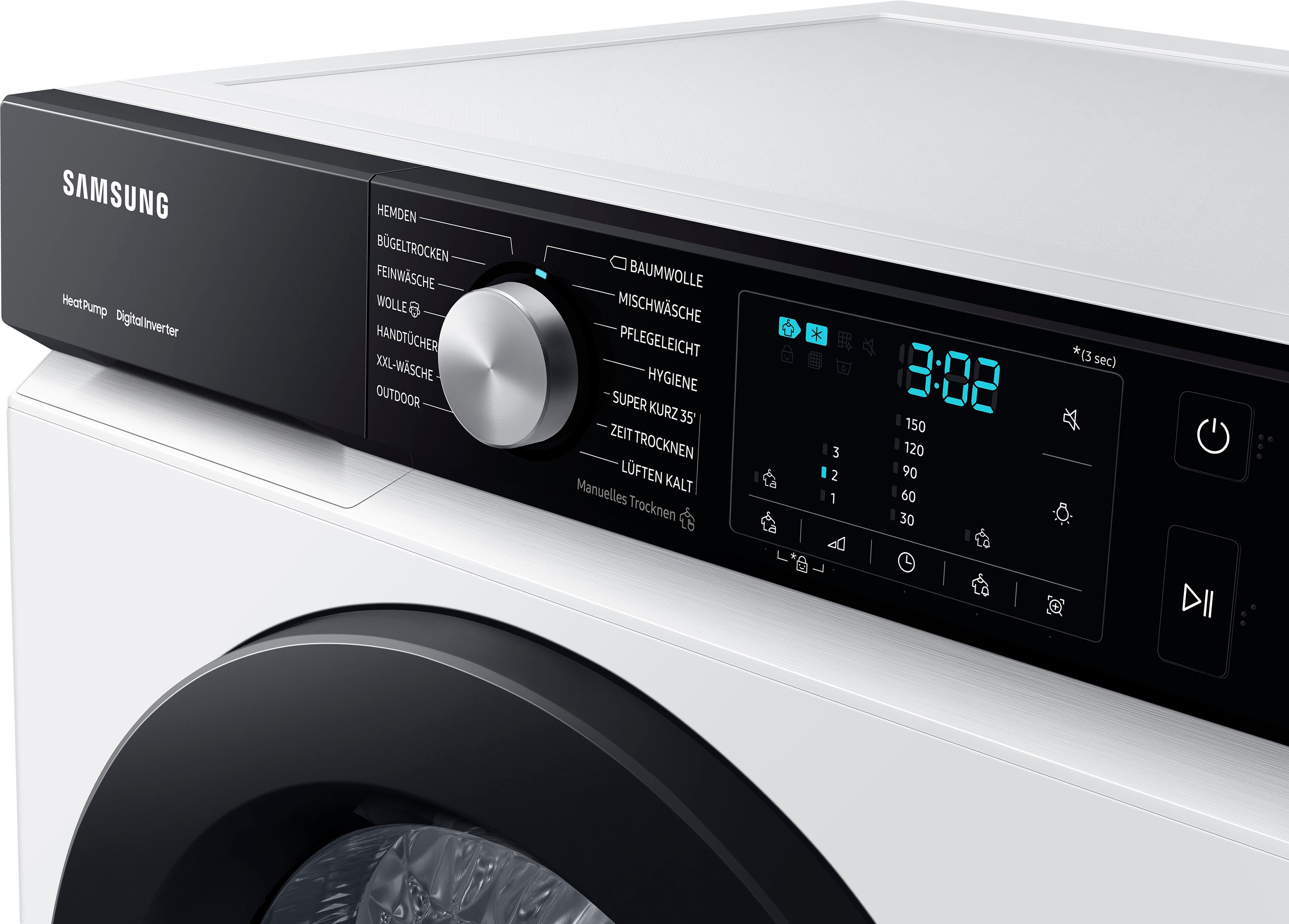 Samsung Wärmepumpentrockner DV9EBBA245AE, 9 kg