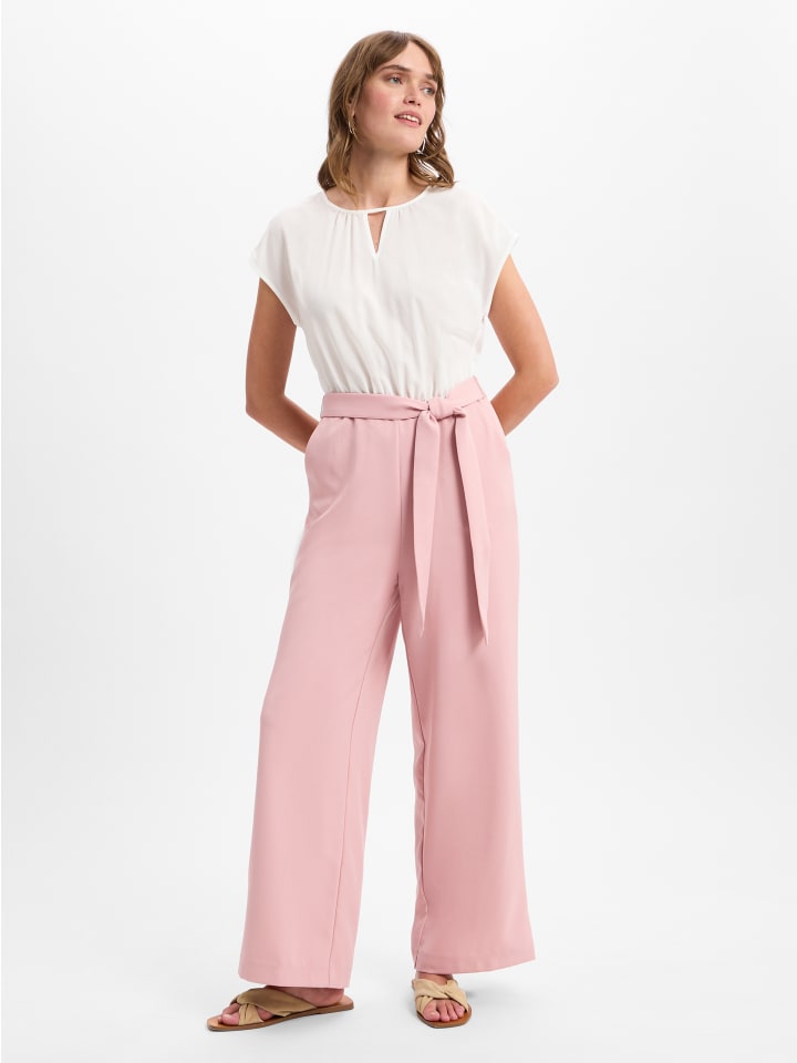 More & More Jumpsuit in altrosa weiß - 0002 günstig kaufen