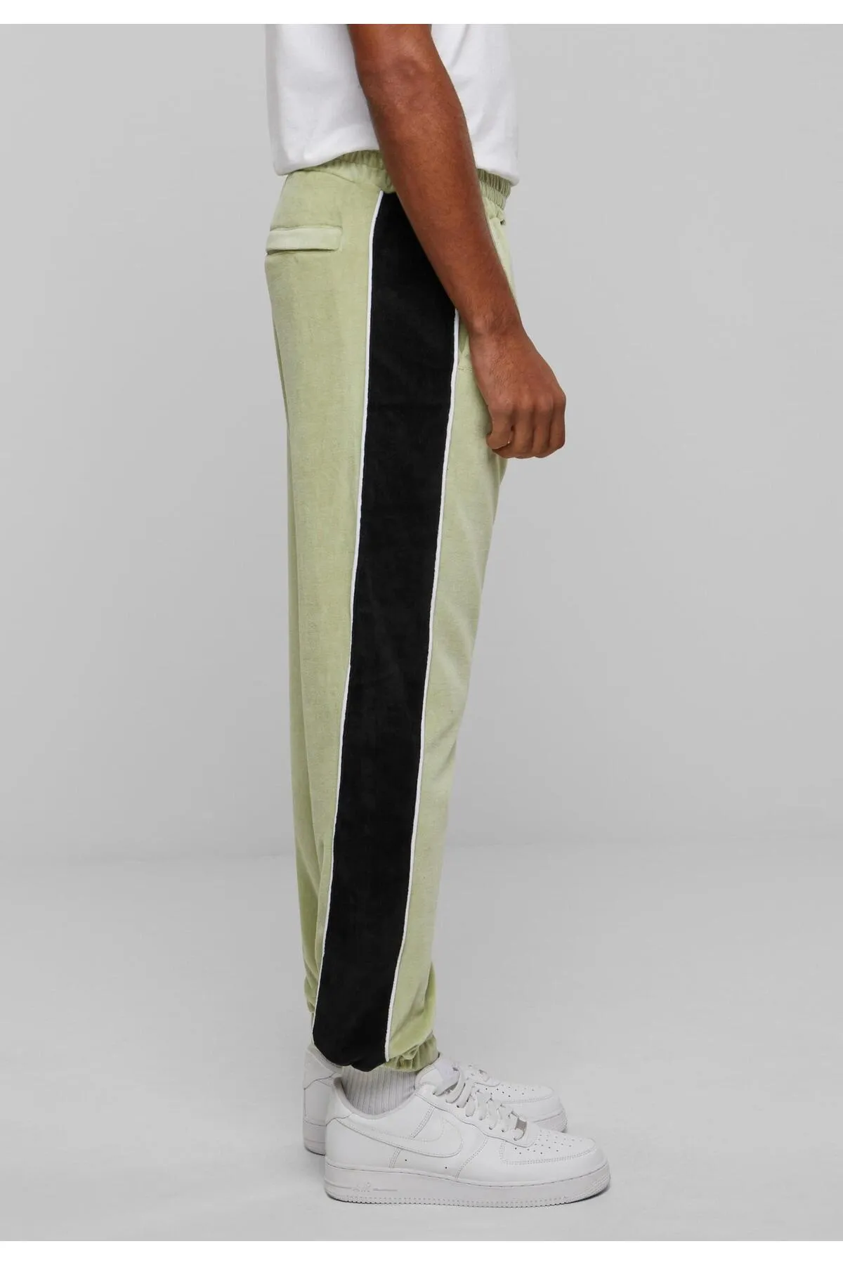 Sean John  Unisex JM221-012-02 SJ Script Logo Colorblock Samt Jogginghose