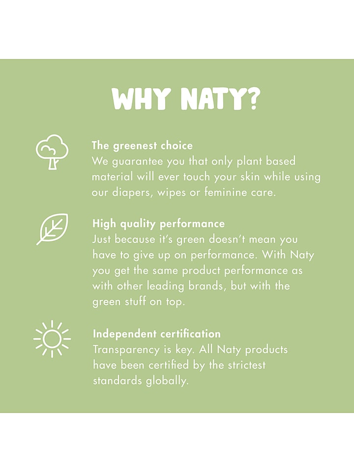 Naty 4er-Set: Ökopants Gr. 4 - 4x 22 Stück günstig kaufen onesize