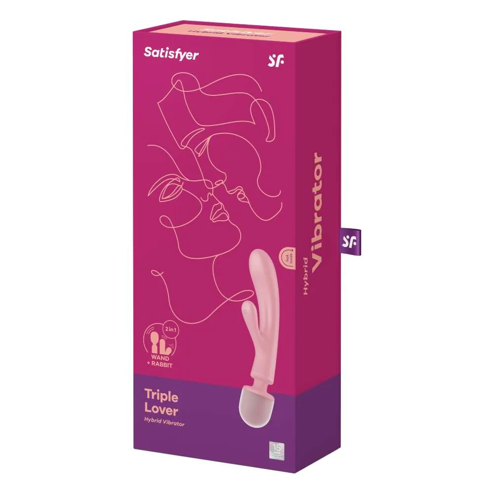 Satisfyer Triple Lover Pink Massager