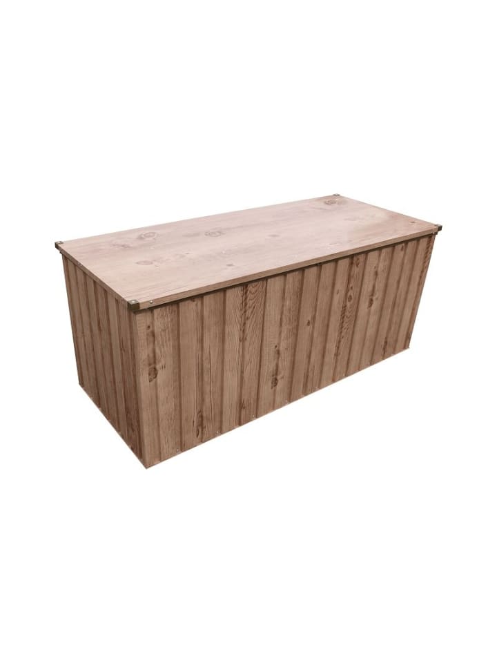 VCM  Metall Garten Gerätebox Kiste Kissenbox 770 L in Braun günstig kaufen onesize