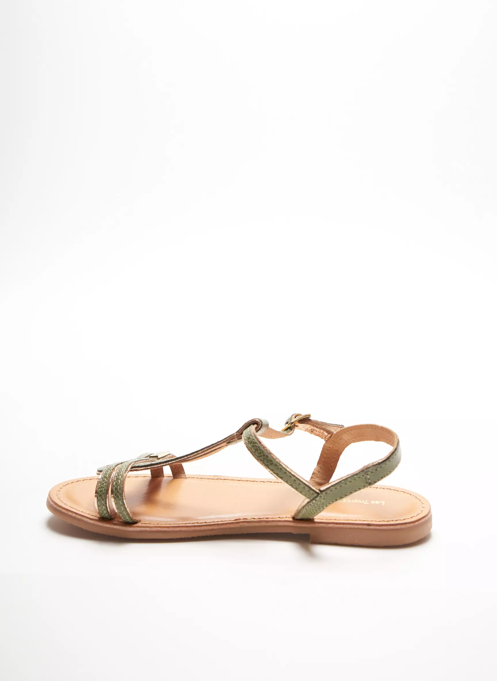 Les Tropeziennes Par M Belarbi Sandales Nu Pieds Enfant couleur vert