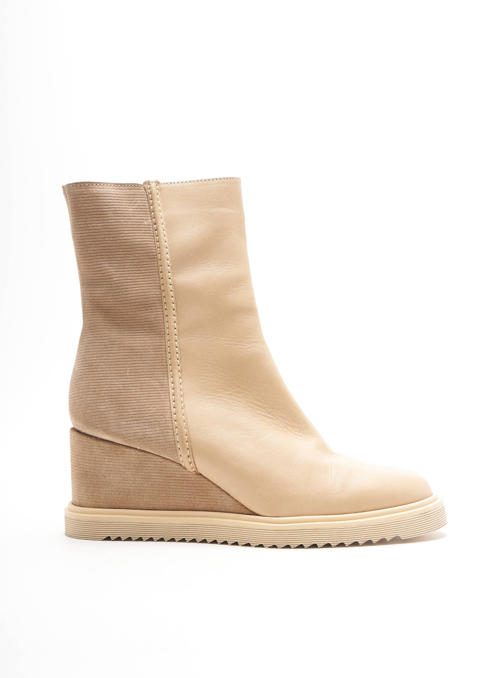 Softwaves Bottines Femme couleur beige