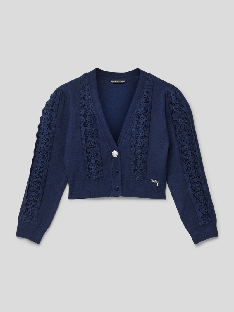 Cardigan in Strick-Optik Modell 'CEREMONY' in marineblau