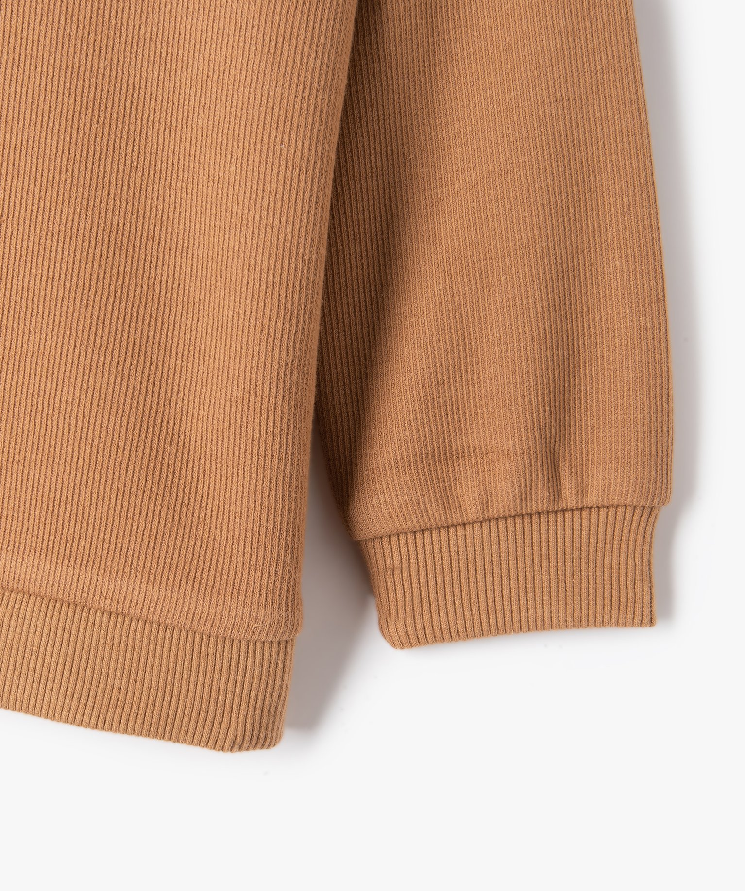 Ensemble bébé Garçon 2 pièces : sweat + pantalon en mail... camel | GEMO