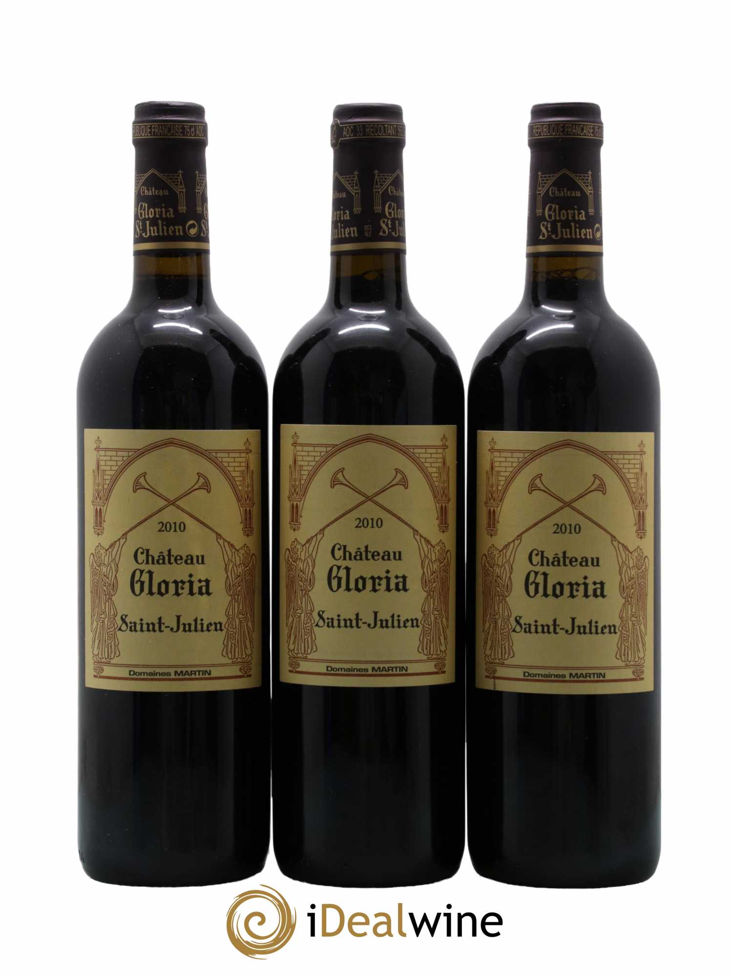 Château Gloria  2010 - Lot de 6 Bouteilles