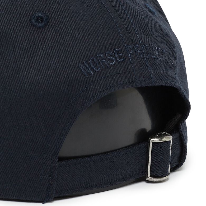 Norse Projects Felt N Twill Sports Cap dark navy