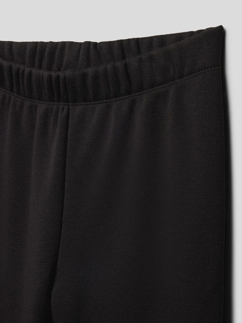Sweatpants mit elastischem Bund in schwarz