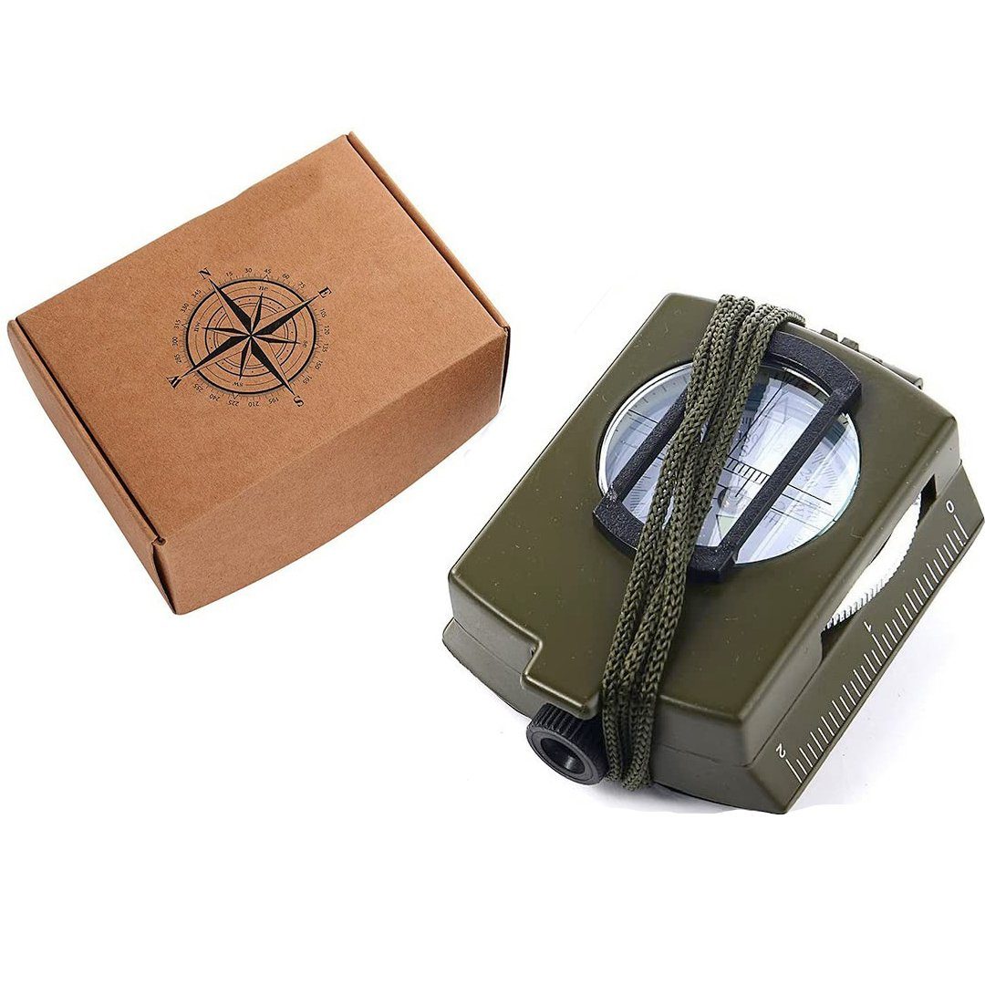 SOTOR Kompass Kompass Militär Marschkompass mit Tasche für Camping, Wanderung