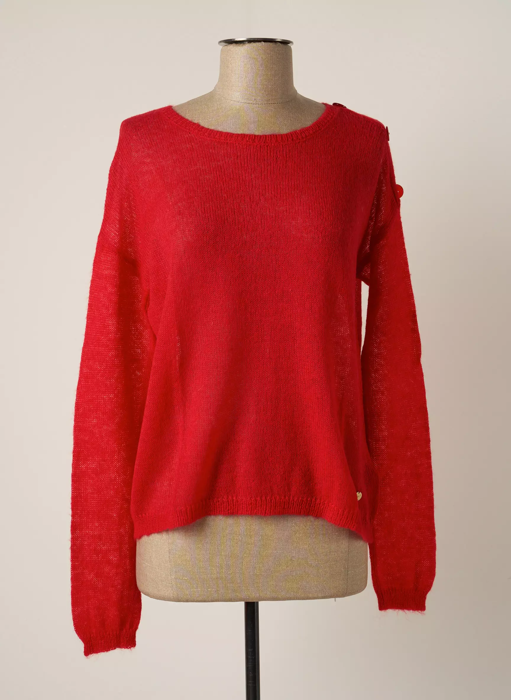 La Petite Etoile Pulls Femme couleur rouge