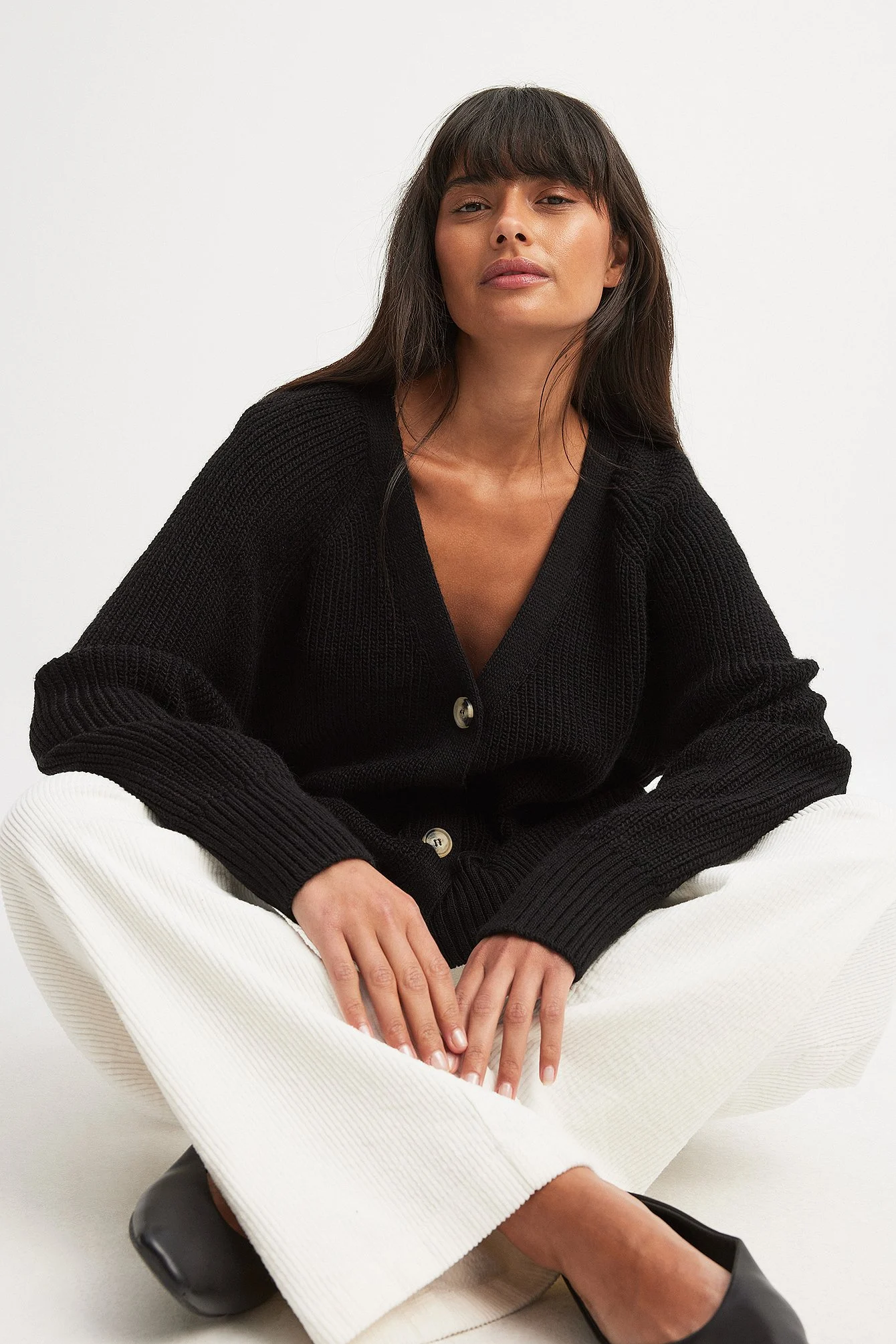 Oversize Strick-Cardigan