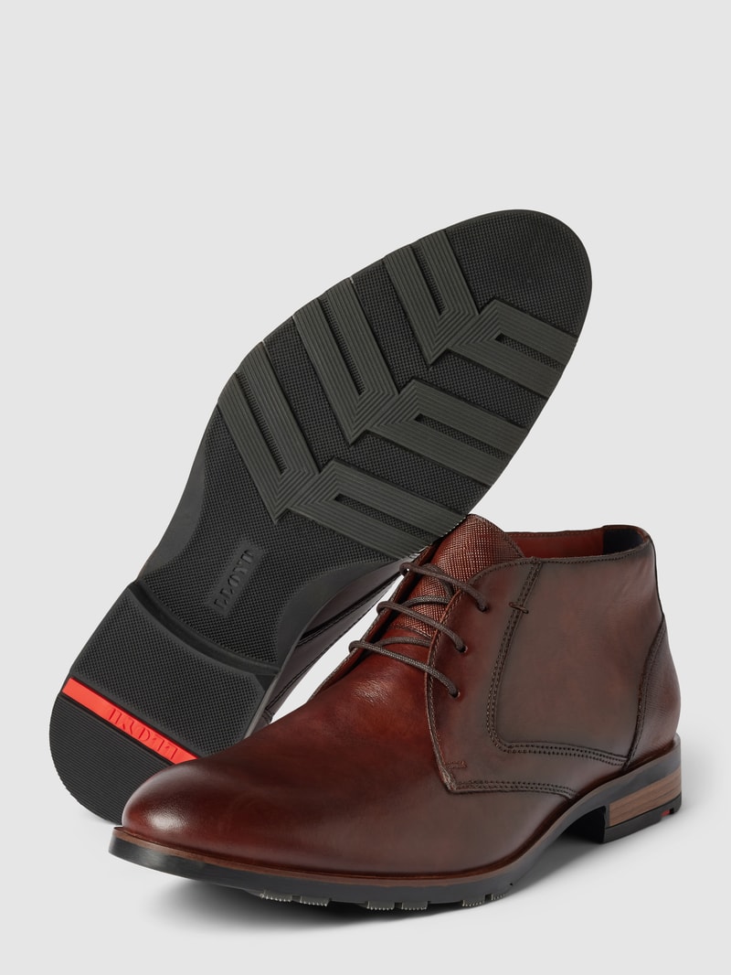 Schuhe aus Leder Modell 'JEFFREY' in dunkelbraun