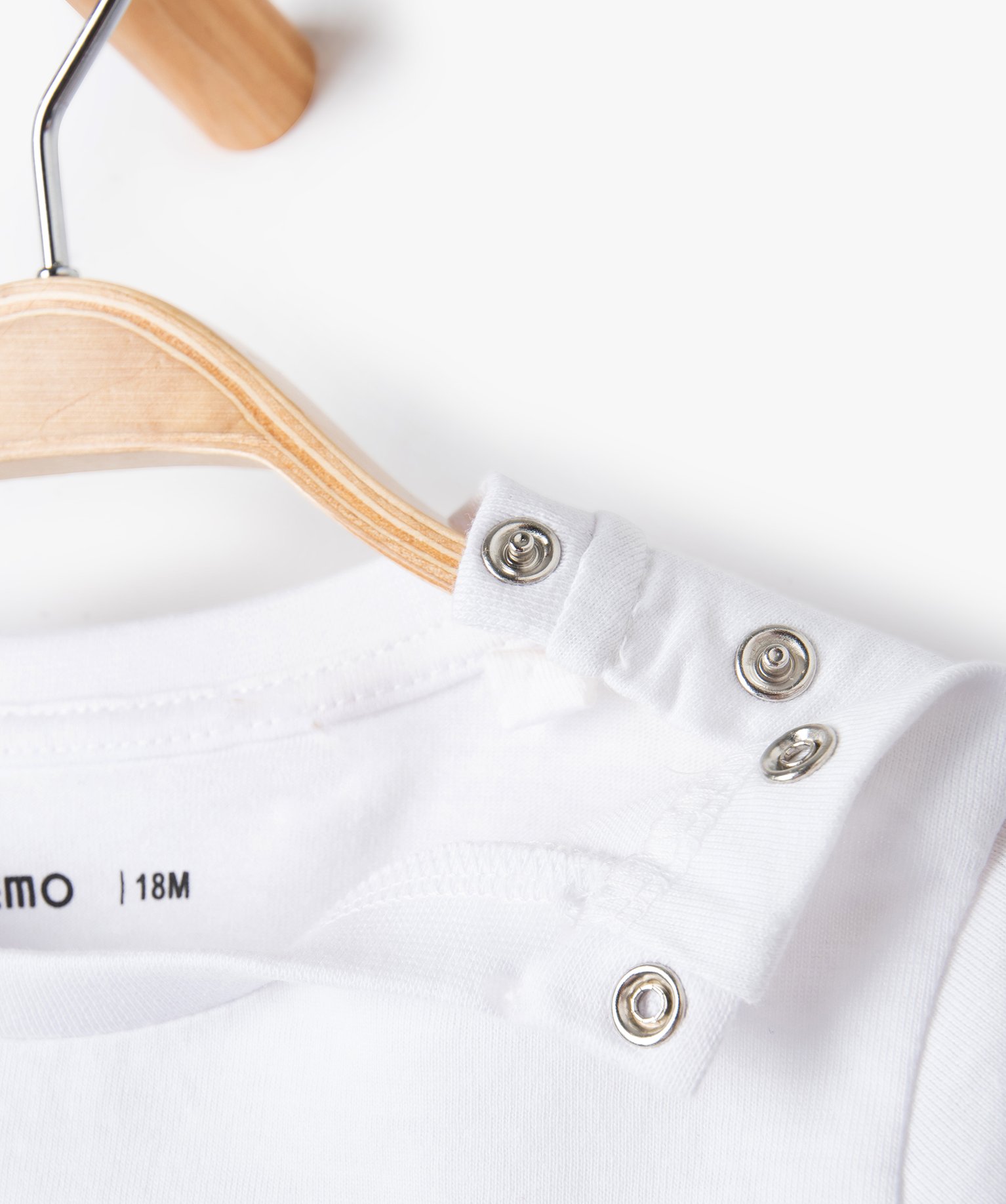Tee-shirt bébé à manches longues avec motifs de Nol blanc | GEMO