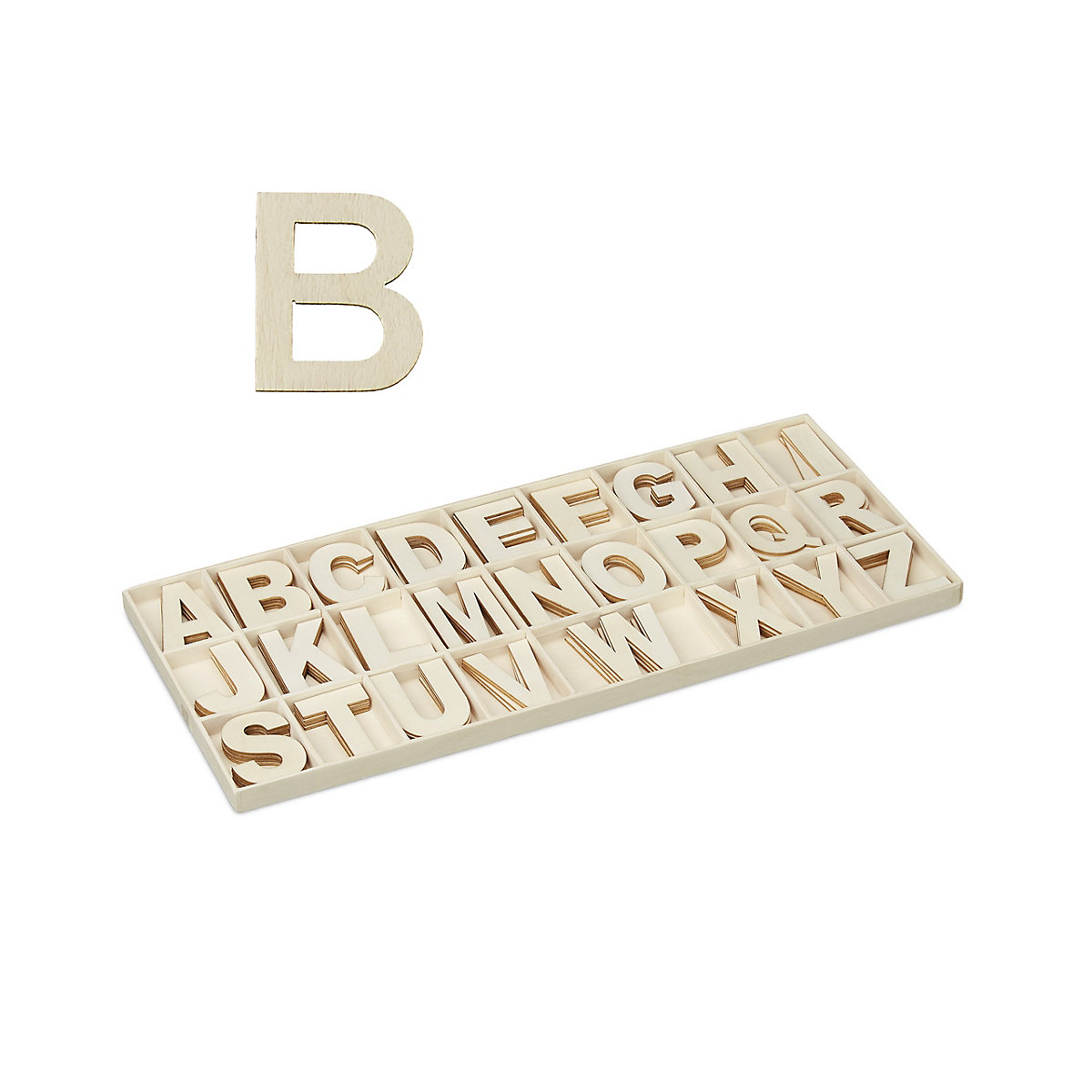 XL Holzbuchstaben Set 104 tlg.