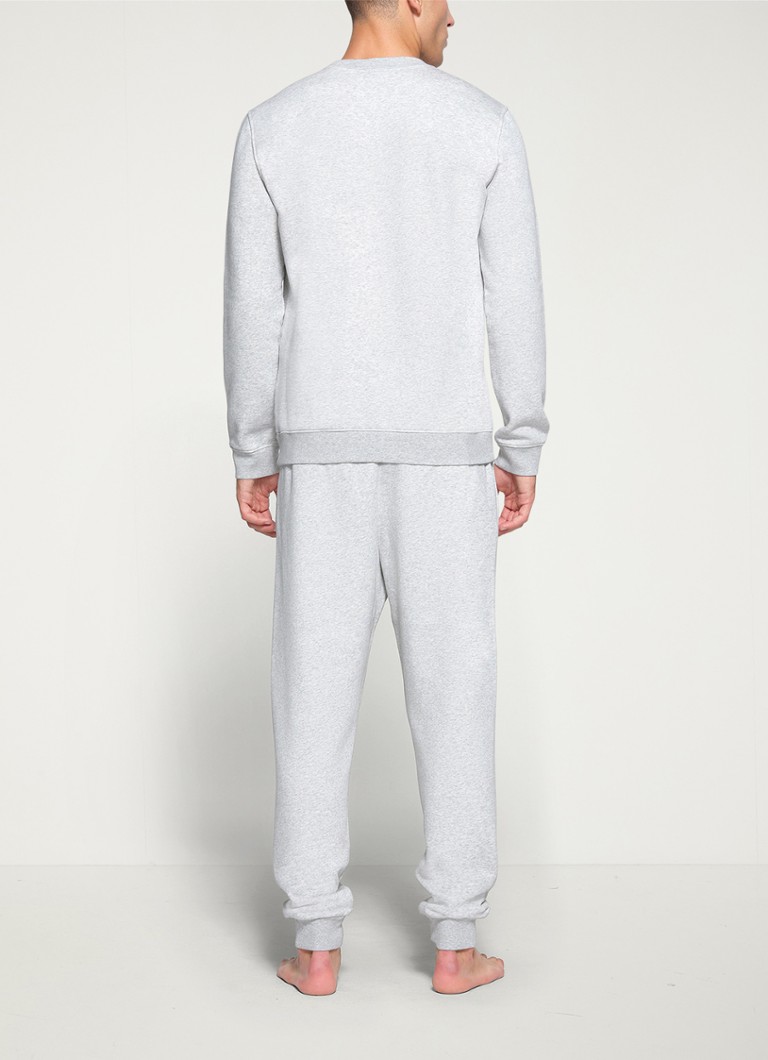 SKIMS Fleece Lounge crew neck lounge sweater
